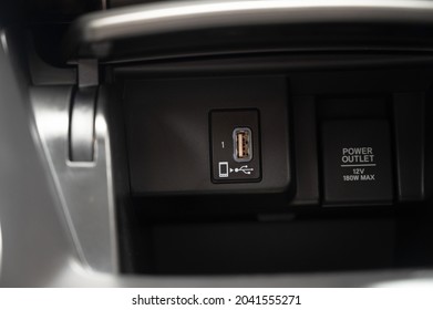 Car Interior, Car Usb Charger Detail