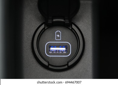 Car Interior, Car Usb Charger Detail