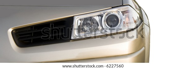 Car isolated on\
white