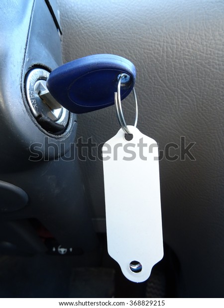Car Key with Empty Key\
Holder Label