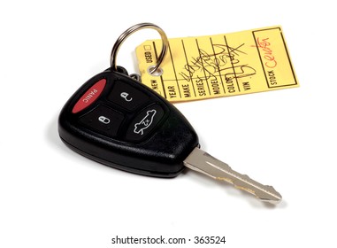 Car Key And Identification Tag