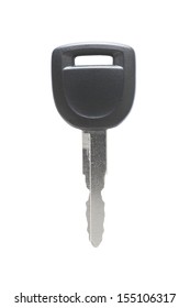 Car Key Isolated On White Background