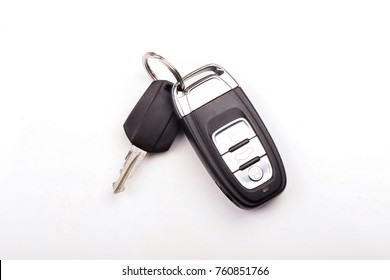 Car key isolated on white background
 - Shutterstock ID 760851766