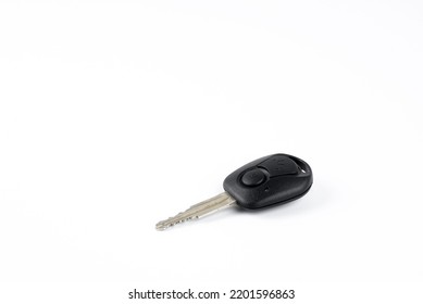 Car Key. On A White Background. Pickup Truck Ignition Key