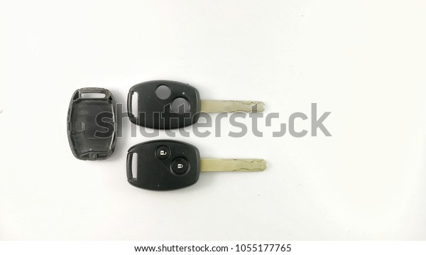 Car key picture on white\
background