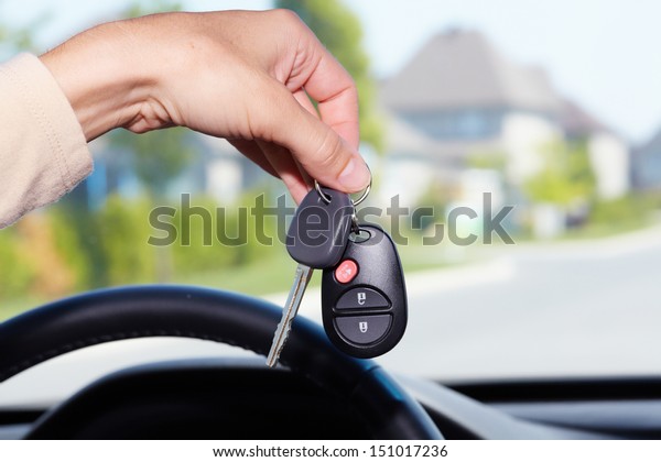 Car keys. Auto dealership
concept.