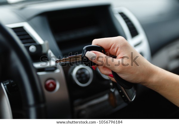 girl car interior