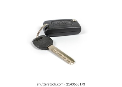 Car Keys On A White Background