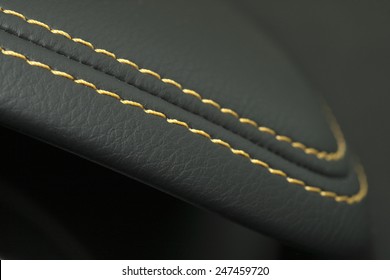 Car Leather Interior Details