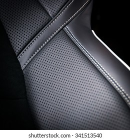  Car Leather Interior Details With Stitch