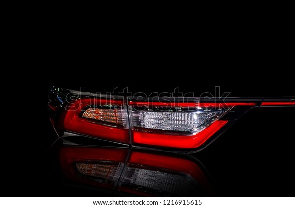 Car led light system, which is\
separate from the placenta scene white background is cut\
off.