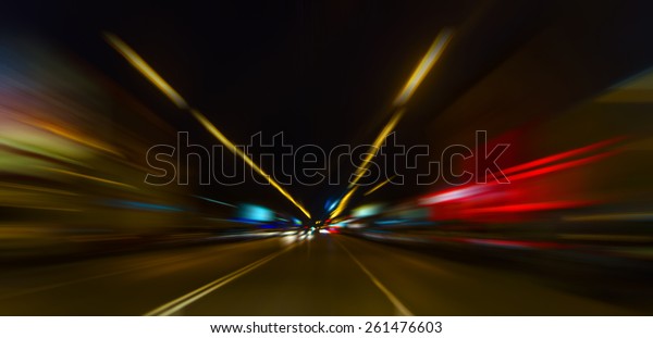 car lights on highway by night,abstract\
light speed trace,abstract  speed\
background