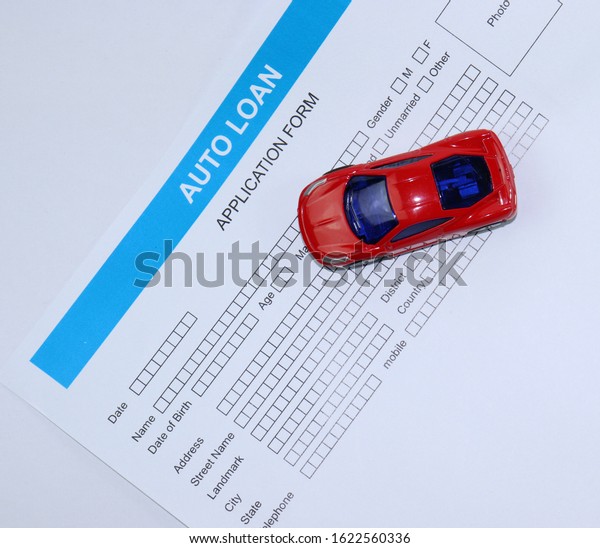 Car loan\
application with cars. Car loan\
concept.