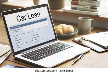 Car Loan Application Form Concept