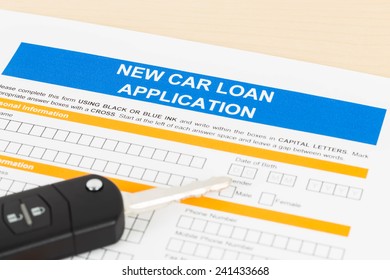 Car Loan Application With Car Key