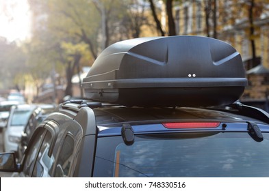 car luggage on roof