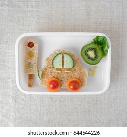 Car Lunch Box, Fun Food Art For Kids