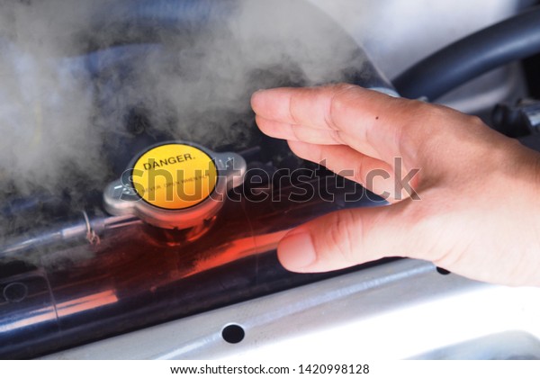 Car maintenance, car radiators help cool the\
engine Do not open the radiator cover when the engine is hot. Very\
dangerous.