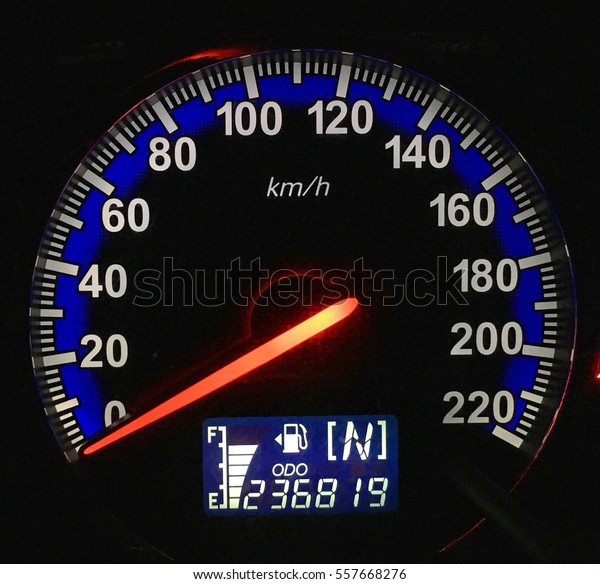 Car meter and fuel\
indicator