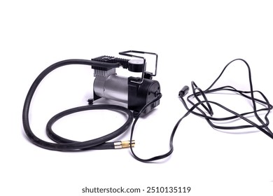 Car mini compressor on white - Powered by Shutterstock