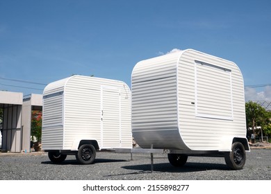 Car Mobile Vending Machines In Public Park.