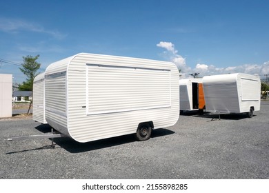 Car Mobile Vending Machines In Public Park.