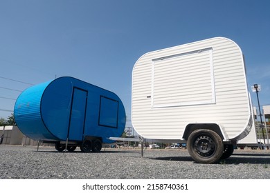 Car Mobile Vending Machines In Public Park.