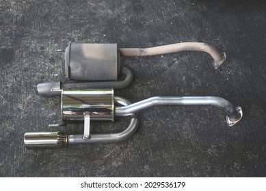 Car Modified Stainless Steel Exhaust Pipe, Automobile Exhaust System ,Exhaust Muffler ,Car Exhaust.