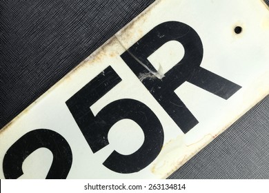 Car Number Plate Style Normal Use In UK Represent The Car Concept Related Idea.