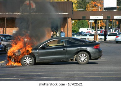 Car On Fire