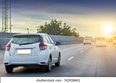 Car On High Way Road,Car On The Road