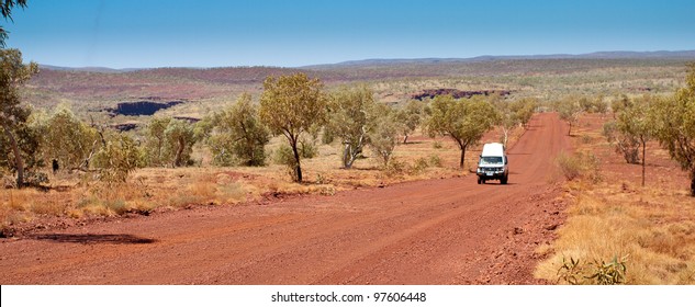 Car On Outback Road