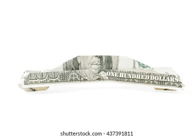 Car Origami Made Of Money