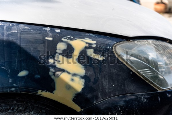 Car paint broken, repair the old paint, polish\
to do Iron Blue Pattern\
Sandpaper