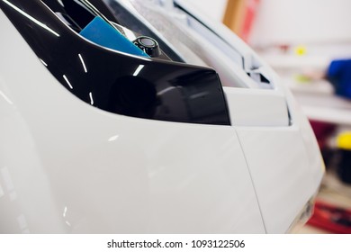 Car paint protection, protect coating installation - Shutterstock ID 1093122506