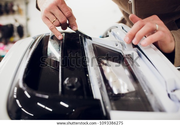 Car paint protection, protect coating installation
carving knife