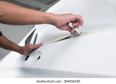 Car Paint Repair Series Stock Photo (Edit Now) 304926530