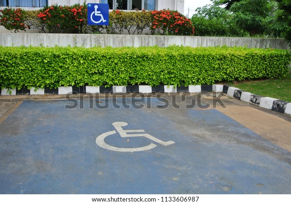 Car park for Disabled people
.