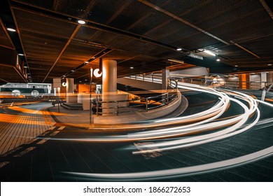 Car Park Entrance At Hongkong