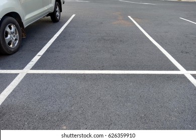 Car In Parking Lot