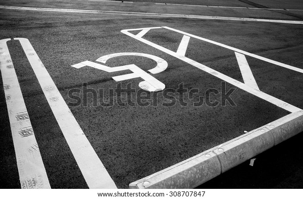 car parking lots for\
disable person , 