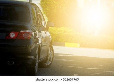 Car parking on the road prepare for race or parking. - Shutterstock ID 532657963