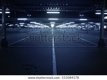 Similar – Image, Stock Photo underground car park