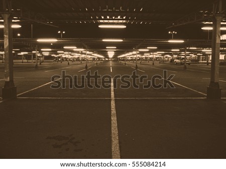 Similar – Image, Stock Photo underground car park