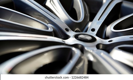 Car Parts Rims Macro Close Up Wheel  Showcase Car Expo