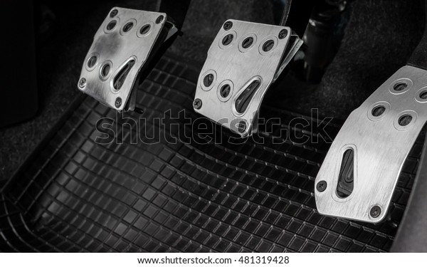 Car\
Pedals for Racing. Car Clutch, Gas and Brake Pedals. Pedals for\
control car. Pedals for the manual transmission\
car.
