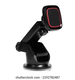 Car Phone Holder With Windscreen Attachment. Black Car Phone Mount.