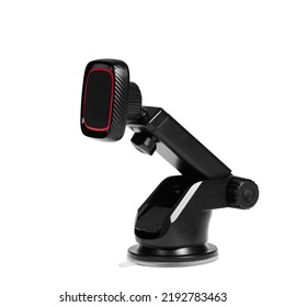 Car Phone Holder With Windscreen Attachment. Black Car Phone Mount.