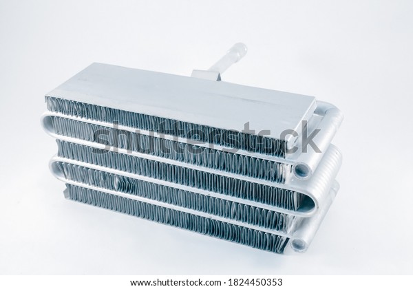Car radiator heater isolated on white background.\
car parts