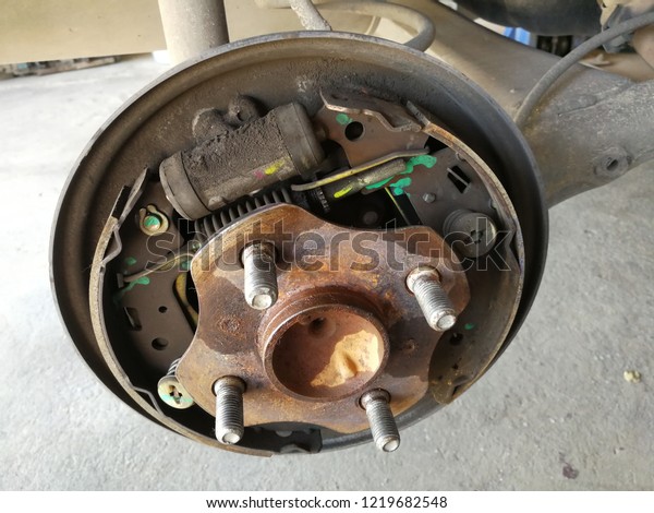 Car rear brake\
repair